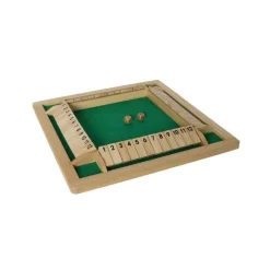 Shut the Box XXL en bois – Version 4 joueurs