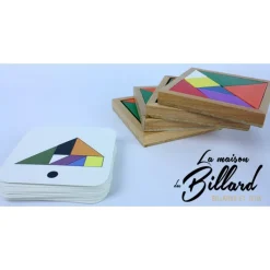 Speed tangram 4 joueurs en bois