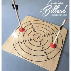 Tir fléchettes au pistolet en bois
