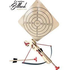 Tir fléchettes au pistolet en bois