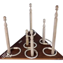 TRIANGLE ANNEAUX QUILLES, Le jouet en bois star des années 1900 !