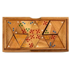 Triominos de luxe, idéal pour les amateurs de jeux traditionnels en bois