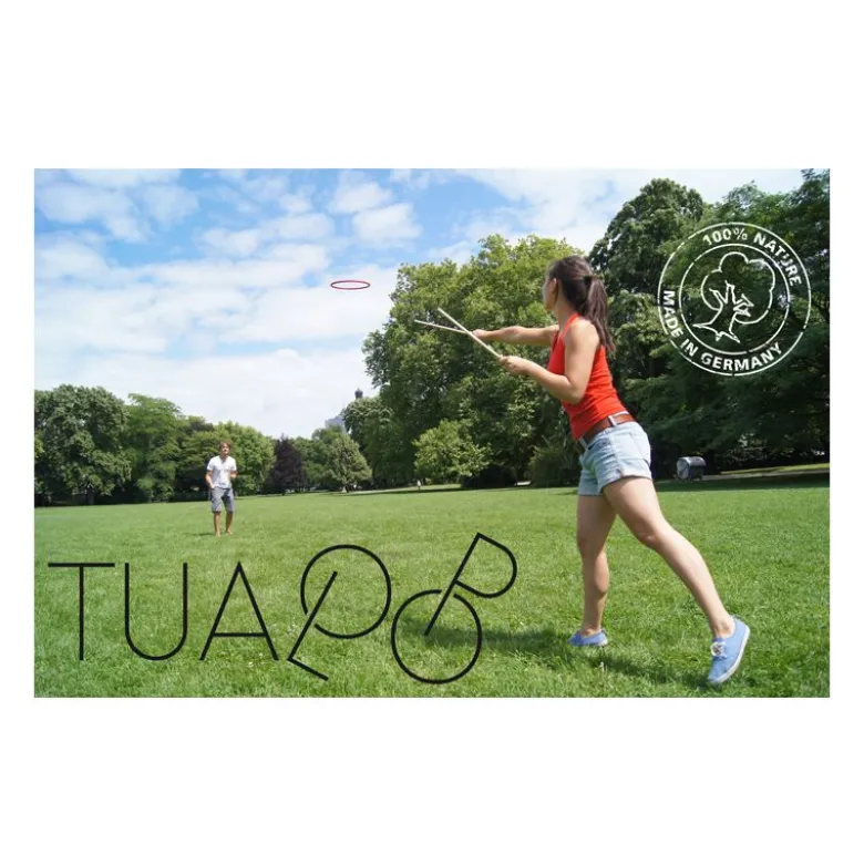 Tualoop : un ancien jeu de frisbee qui refait surface.