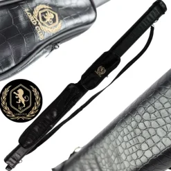 Tube pour queue de billard ¾ croco noir