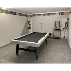 Une table style industriel qui se transforme en vrai billard