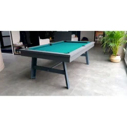 Une table style industriel qui se transforme en vrai billard