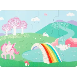 Valise licorne et puzzle